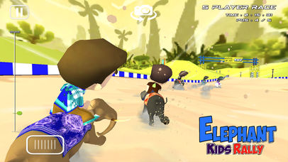 Elephant Kids Rally - 3D Elephant Racing For Kids screenshot 4