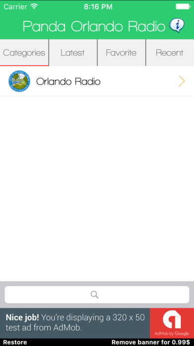 Panda Orlando Radio - Only the Best Stations screenshot 2
