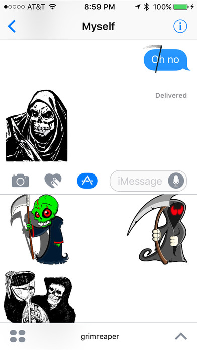 Grim Reaper : Death is Coming Stickers screenshot 3