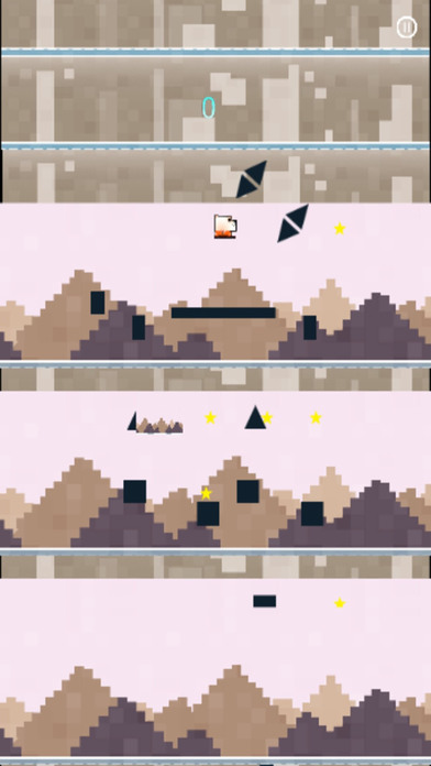 Tiny Pixel Labrado Shape Dash screenshot 2