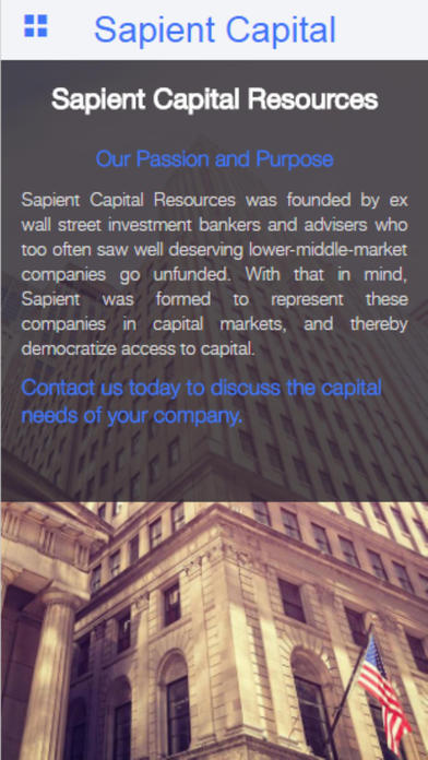 Sapient Capital Resources screenshot 3