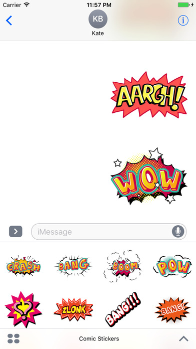 Comic Stickers - Superhero Emojis screenshot 2