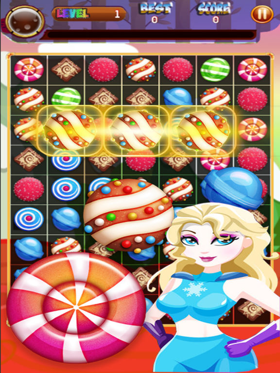 Superhero Candy Sweet Puzzle: Ice Mania screenshot 3