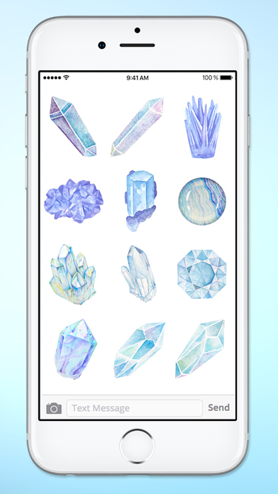 Pastel Crystals and Gemstones Sticker Pack screenshot 4