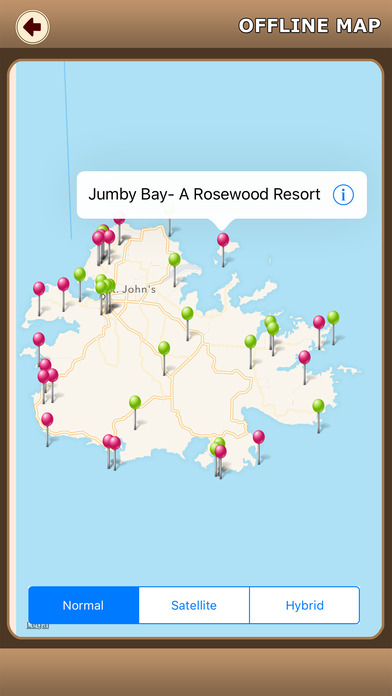 Antigua Island Offline Map Explorer screenshot 2