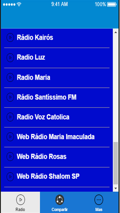 ´Musica Catolica Online, Radio canciones cristiana screenshot 2
