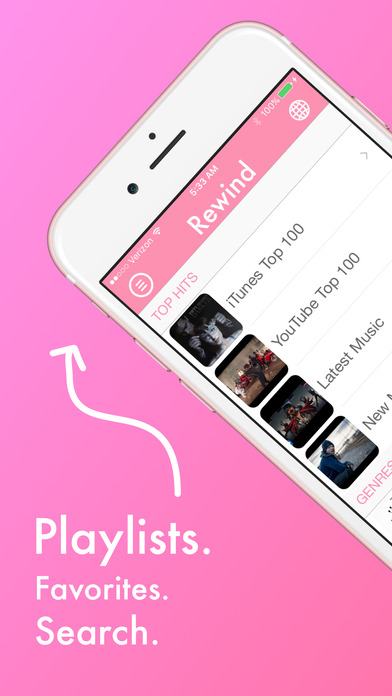 Rewind - Unlimited Free Music App Playlist Manager screenshot 4