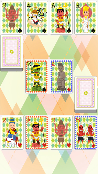 Buddha statue Speed (Playing card game) screenshot 2