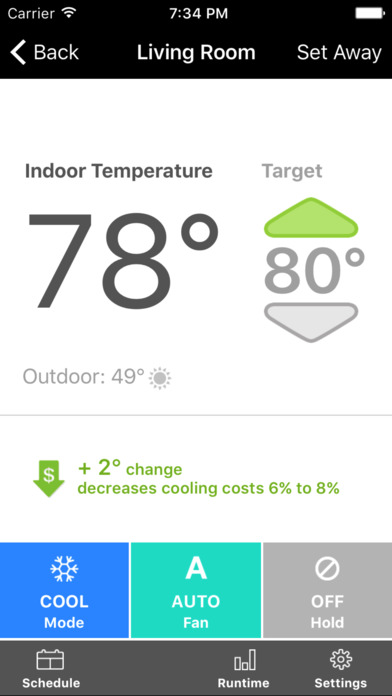 Greenlite Thermostat screenshot 3