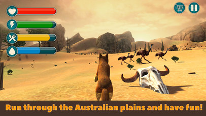 Wild Dingo Dog Survival Simulator 3D screenshot 2