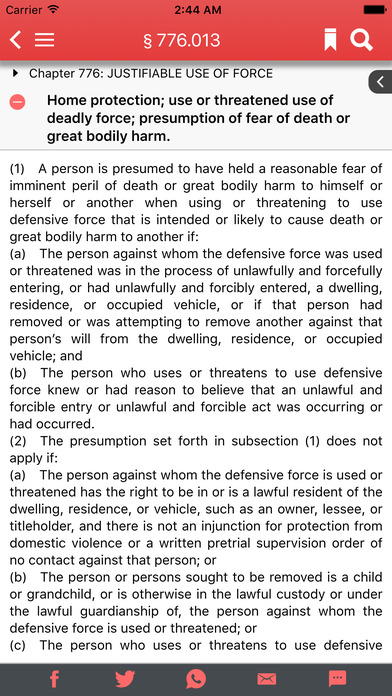 Florida Criminal Procedure and Corrections screenshot 2