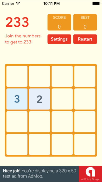 Fibonacci 2048 Math Master Puzzle screenshot 3