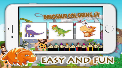 Dinosaur coloring game activities for preschool #1 screenshot 4
