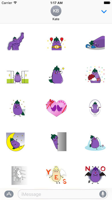 Eggplant Sticker screenshot 2