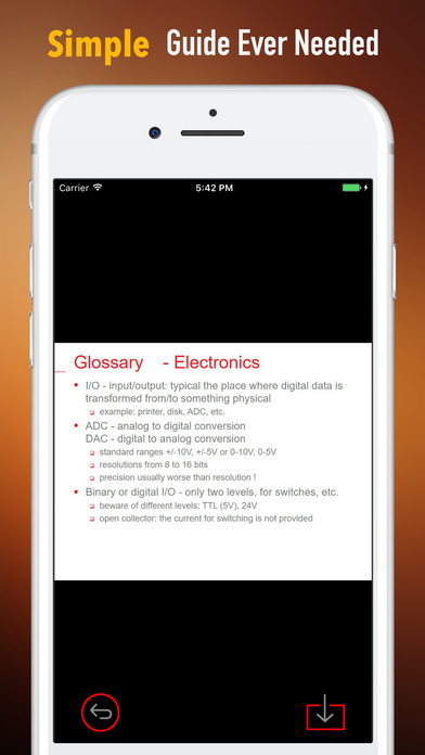 Electronics Glossary-Study Guide and Terminology screenshot 2