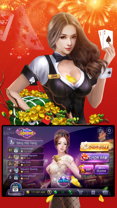 Screenshot 2 ZingPlay — Mậu Binh — Xập xám — Game bai online
