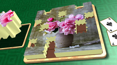 Jigsaw Solitaire Floral Art screenshot 4