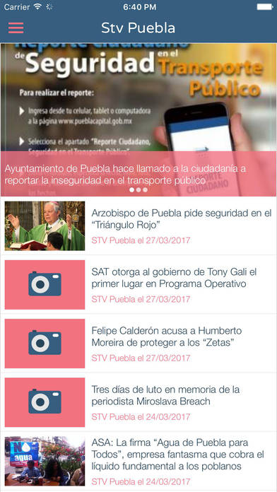 Stv Puebla screenshot 2