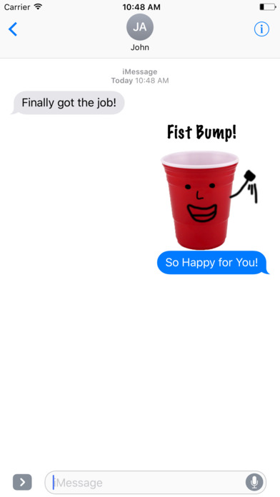 Red Cup Buddy Sticker Pack screenshot 2