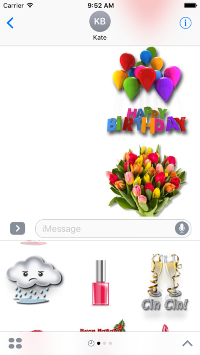 Lovely Day Stickers for iMessage screenshot 2