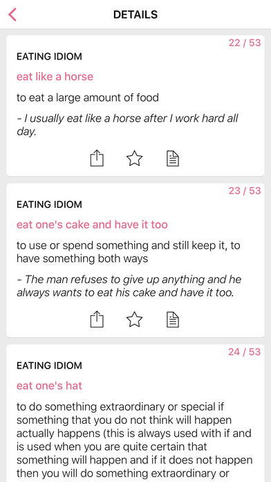Food Education idioms in English screenshot 2