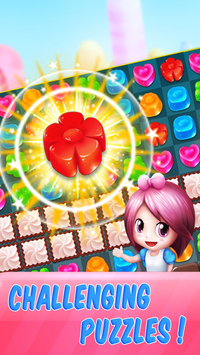 Candy Fruit Match 3 Game Free screenshot 4