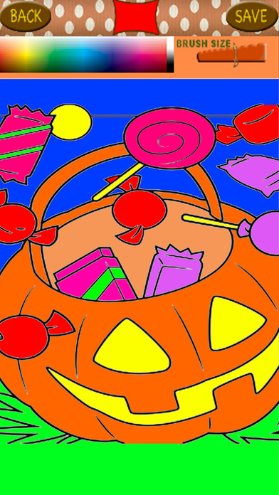 Free Candy Cookie Coloring Book Game Version screenshot 2