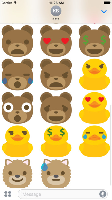 Animals Emoji - Redbubble sticker pack screenshot 3