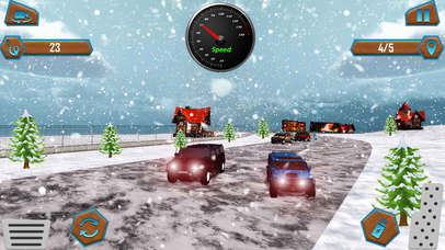 Snow Jeep Drifting - Driving Simulator Game 2017 screenshot 4