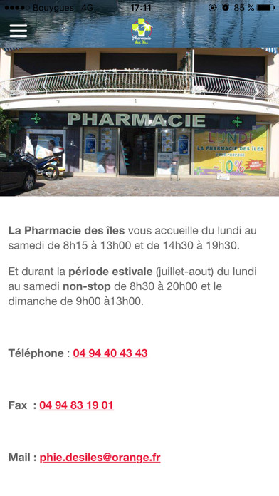 Pharmacie des îles St Raphaël screenshot 2