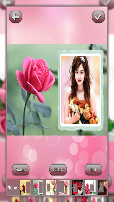 Red Rose Love PhotoFrames screenshot 2