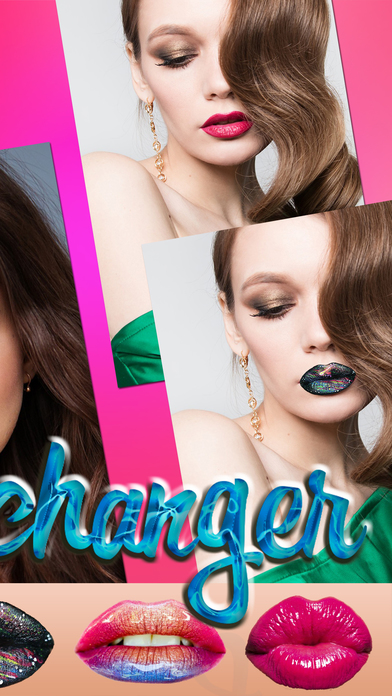 Lip Change.r Sticker Camera – Free Photo Montage screenshot 3