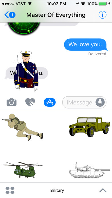 Military Stickers : Army, Air Force, Marines screenshot 2