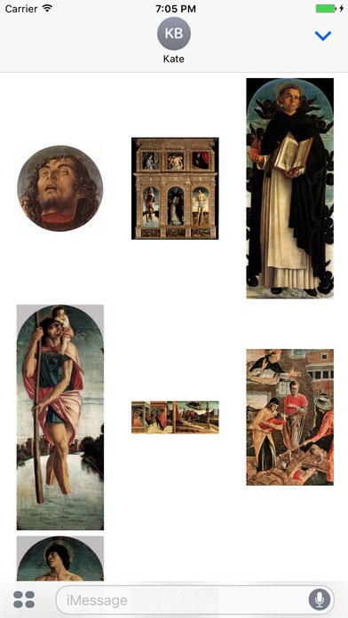 Giovanni Bellini Artworks Stickers screenshot 2