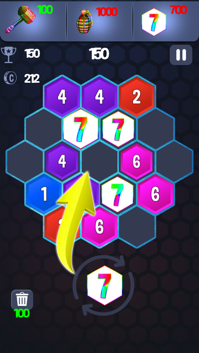 Seven Hex Puzzle screenshot 3