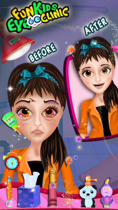 Fun Kids Eye Doctor Clinic - Free Eye Surgery Game screenshot 4