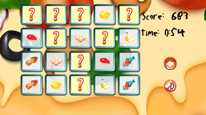 Food Match Game : find the pair matching games screenshot 3
