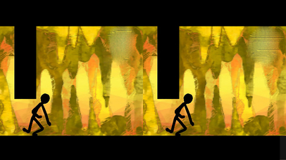 VR Cave Runner : Stick Man Free screenshot 4
