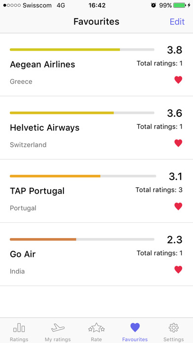 AERORATING - rate your flight screenshot 4