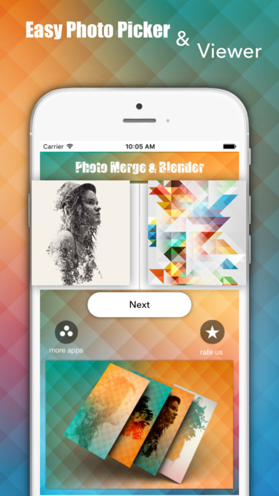 Photo Merge & Blender - Superb Merger Editor screenshot 2