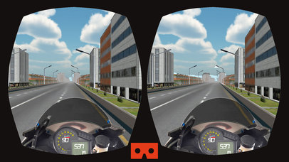 VR Hover Motor-Bike Sim : Off-Road Crazy drive 3D screenshot 3