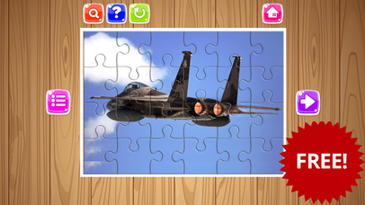 Aircraft Figther Jigsaw Puzzle Free Fun For Kids screenshot 4