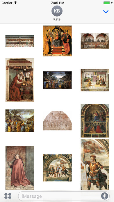 Domenico Ghirlandaio Artworks Stickers screenshot 2
