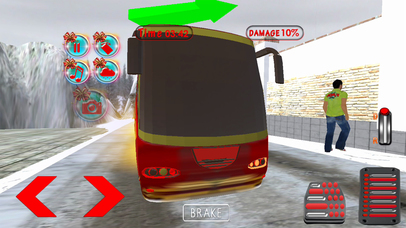 Christmas Snow Bus Drive : 3D Bus Game 2017 screenshot 2