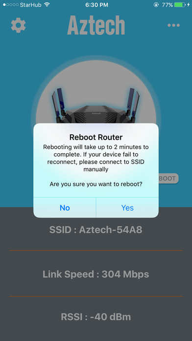 Aztech Smart Network screenshot 3