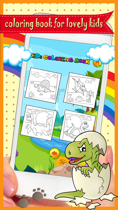 DinoColor Dinosaurs Coloring Book For Preschoolers screenshot 2