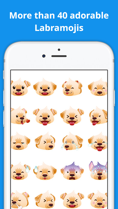 Labramojis - Labrador Retriever Emoji & Stickers! screenshot 2
