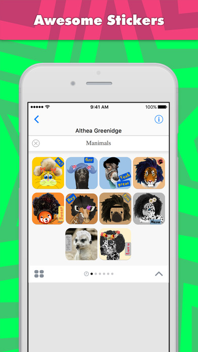 Manimals stickers by Alade Expressions screenshot 2