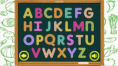 ABC Vegetables Vocabulary Kid Phonics Handwriting screenshot 2