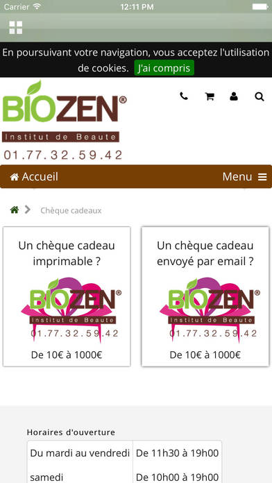 Biozen Paris screenshot 3